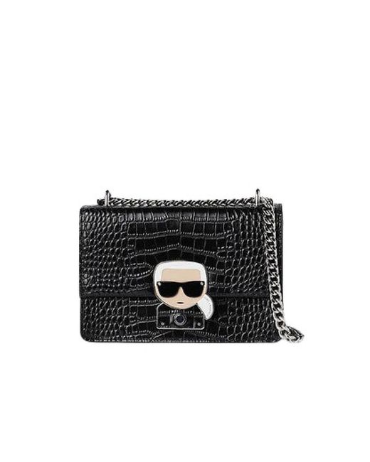 Karl Lagerfeld Black Cross Body Bags