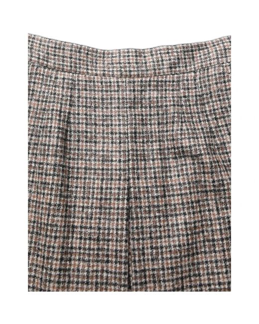 Dolce & Gabbana Gray Short Skirts