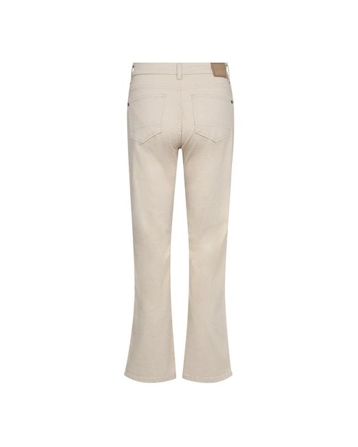 Mos Mosh Jeans ,Flared Jeans in het Natural