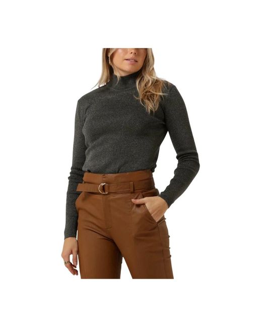 EST'SEVEN Truien & Vesten ,Grijs ,Nylon Est'Nikole Longsleeve in het Brown
