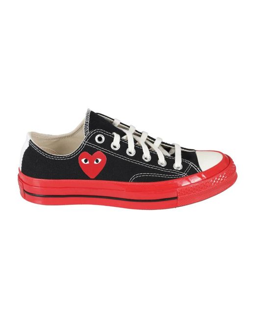 COMME DES GARÇONS PLAY Red Sneakers for men