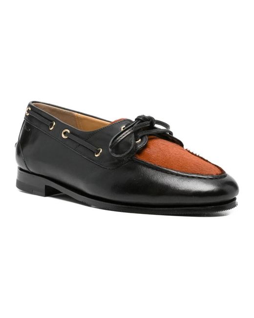 Bally Black Boat Shoes