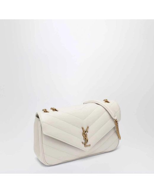 Saint Laurent White Shoulder Bags