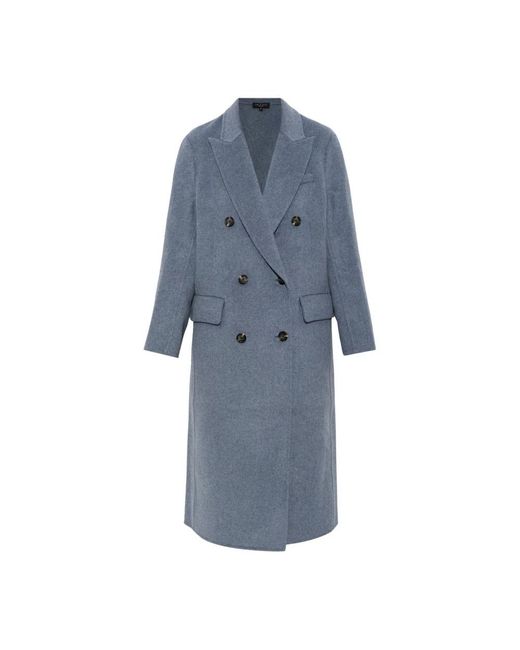 Double-Breasted Coats Rag & Bone en coloris Blue