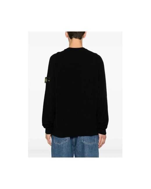 Stone Island Black Sweatshirts for men