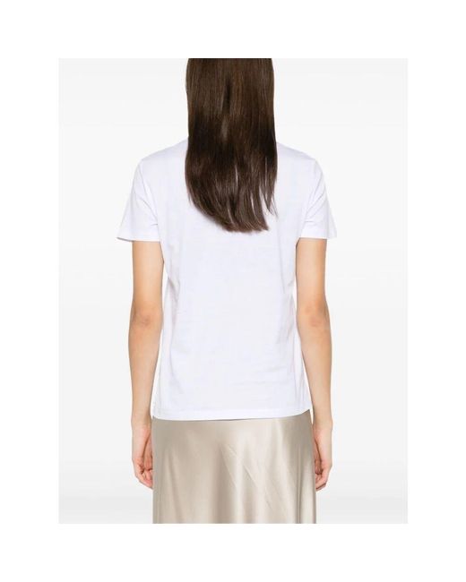 Max Mara White Weiße T-Shirts Und Polos