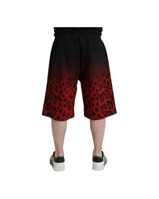 Shorts > long shorts Dolce & Gabbana pour homme en coloris Red