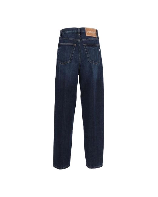 Dondup Blue Straight Jeans