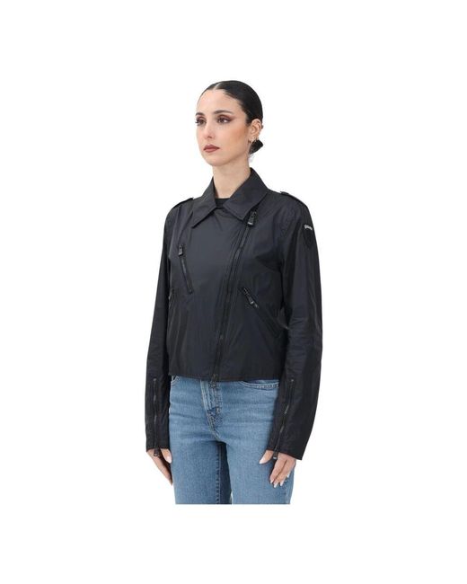 Blauer Blue Schwarze Windjacke Zamora Damen