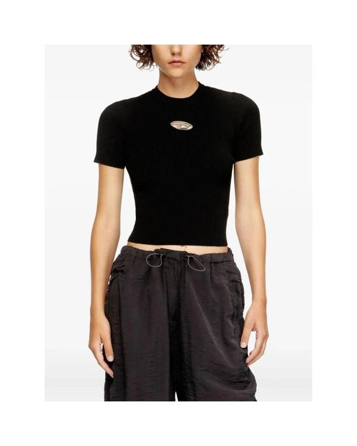 DIESEL Black T-Shirts