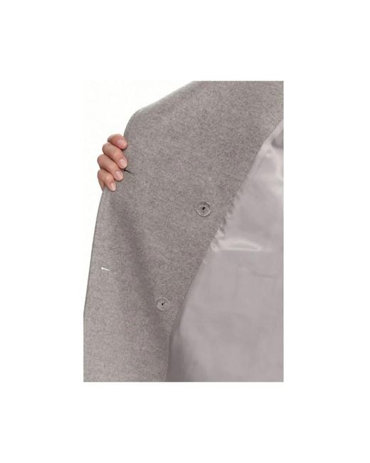 Marella Gray Belted Coats
