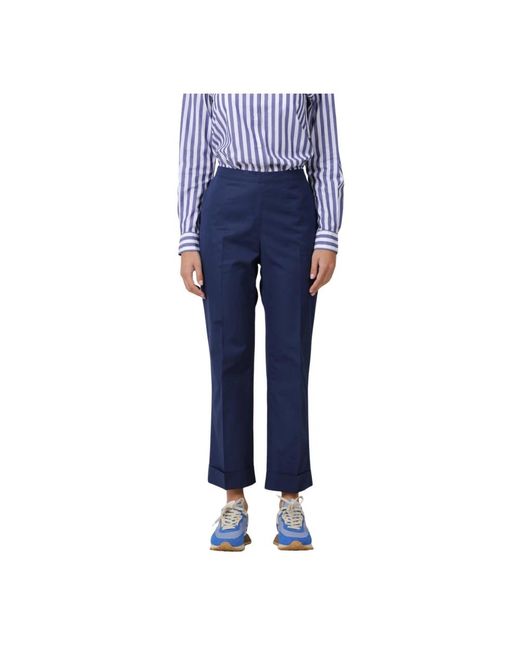 Aspesi Broeken ,Blauw ,Klassieke Herenbroek in het Blue
