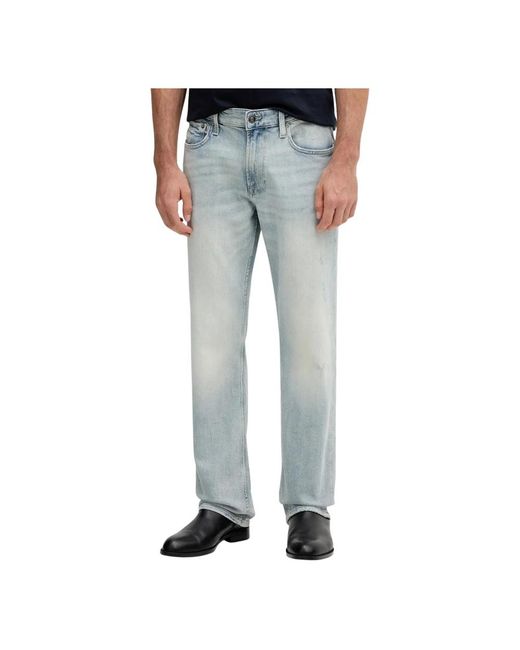 Guess Jeans Rechte Jeans in het Blue voor heren