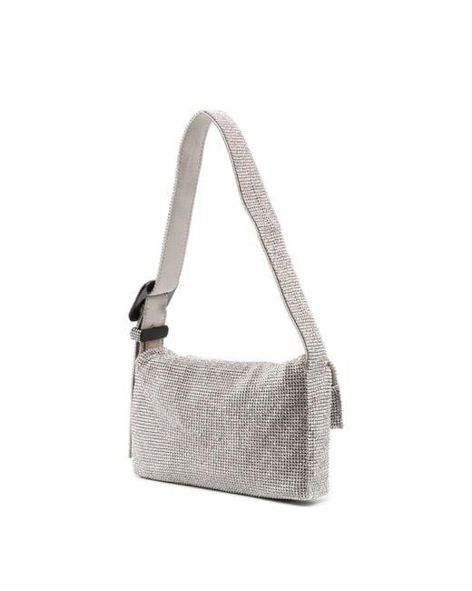 Benedetta Bruzziches Gray Shoulder Bags