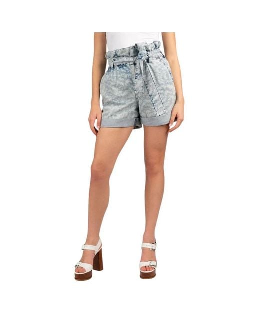 Karl Lagerfeld Blue Denim Shorts