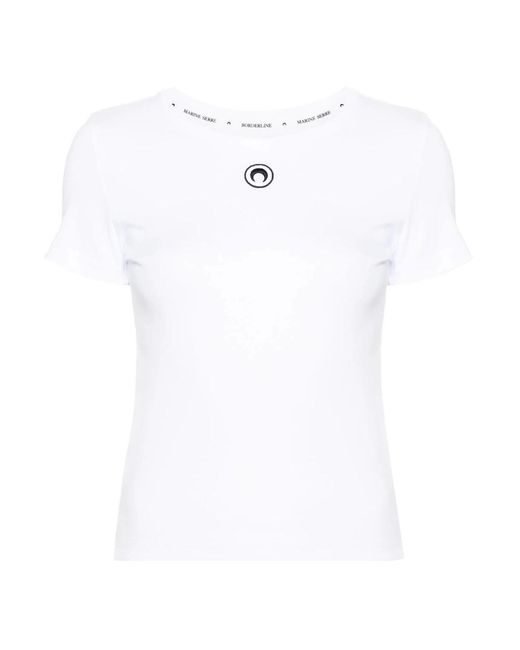 T-shirts MARINE SERRE de color White