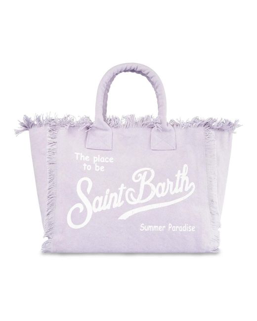 Mc2 Saint Barth Purple Tote Bags