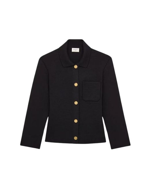 Cardigans Saint Laurent de color Blue
