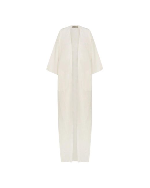 Cortana Overhemden ,Linnen Kimono Blouse in het White