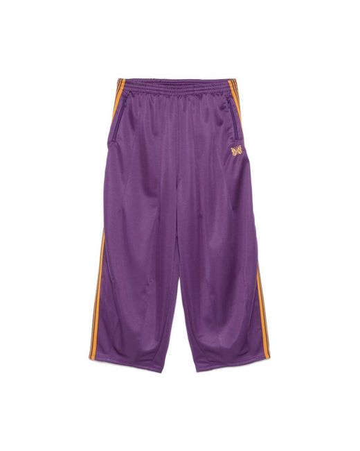 Needles Purple Wide Trousers for men