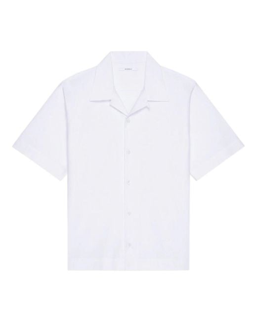 Givenchy White Short Sleeve Shirts for men