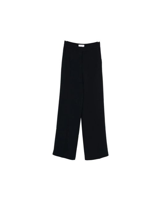Via Masini 80 Black Wide Trousers