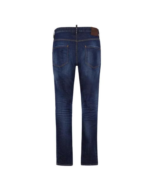 DSquared² Jeans Met Vervaagd Effect in het Blue voor heren