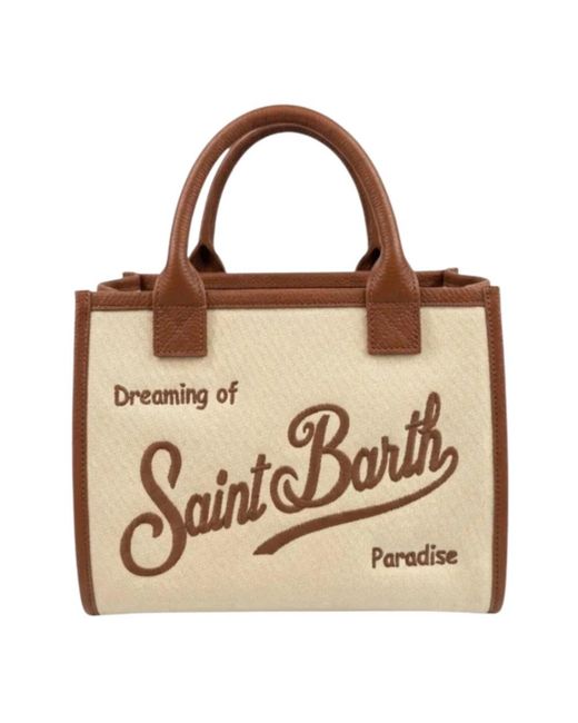 Mc2 Saint Barth Brown Shopping Bags