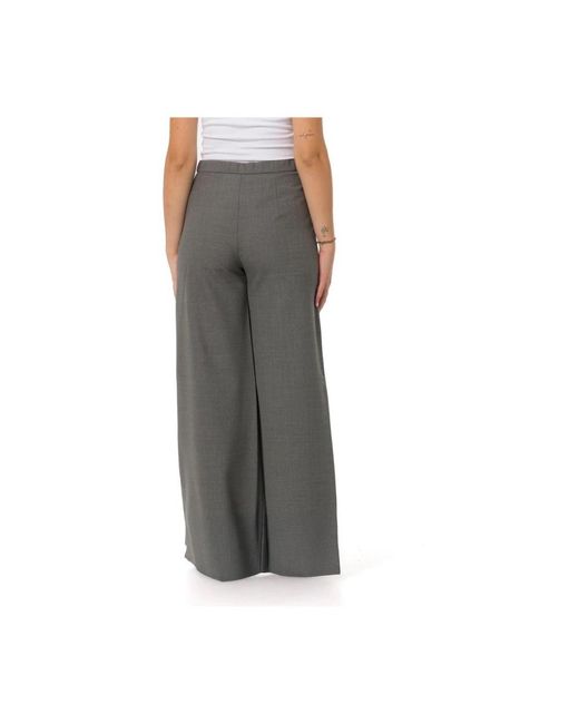 Max Mara Gray Wide Hosen