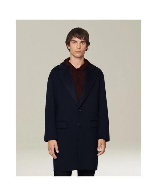 Kiton Jassen ,Blauw ,Kasjmier Luxe Kasjmier Double Cloth Jas in het Blue voor heren