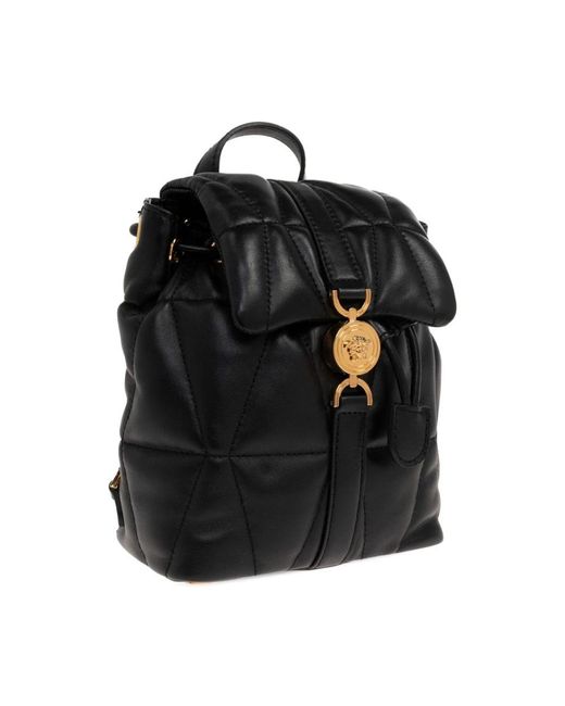Versace Black Backpacks