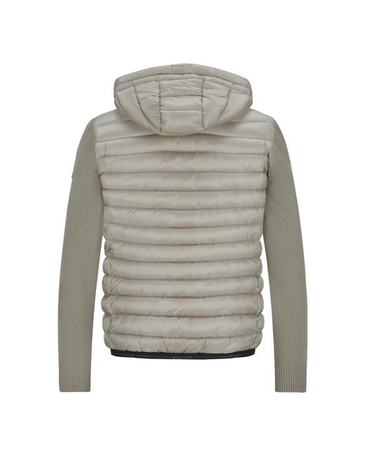 Milestone Hybridjacke Mit Gestepptem Futter in Gray für Herren