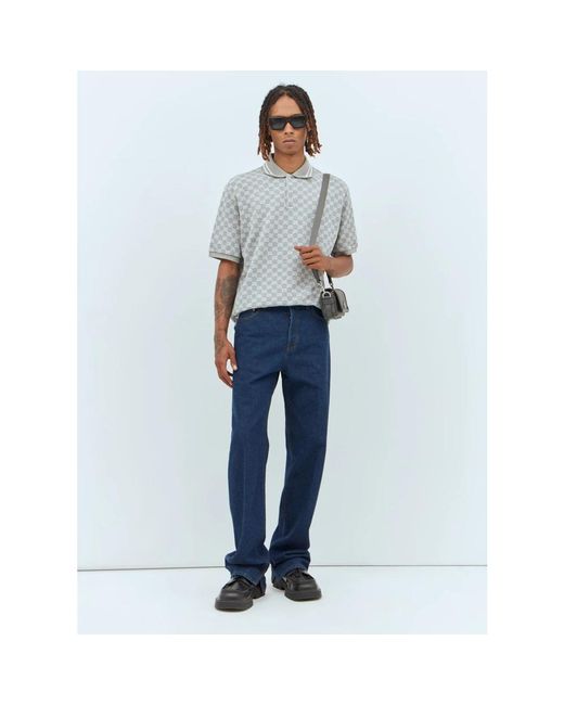 Gucci Blue Straight Jeans for men
