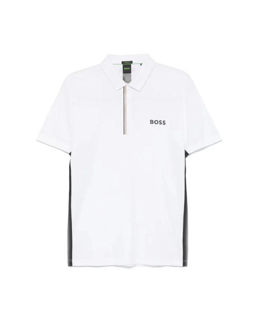 Boss White Polo Shirts for men