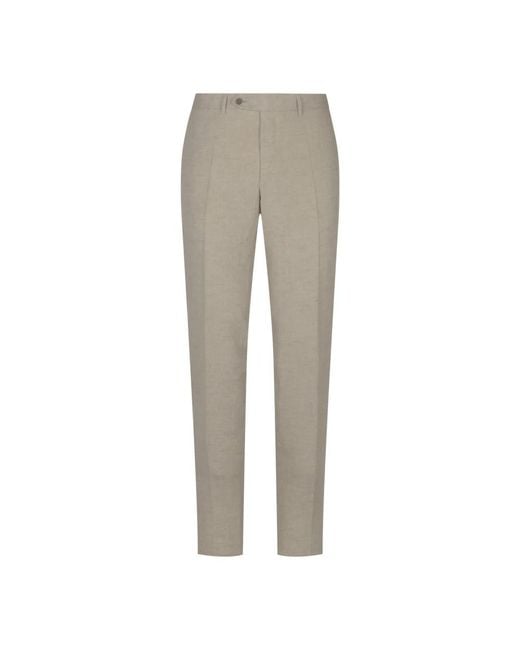 Canali Gray Suit Trousers for men