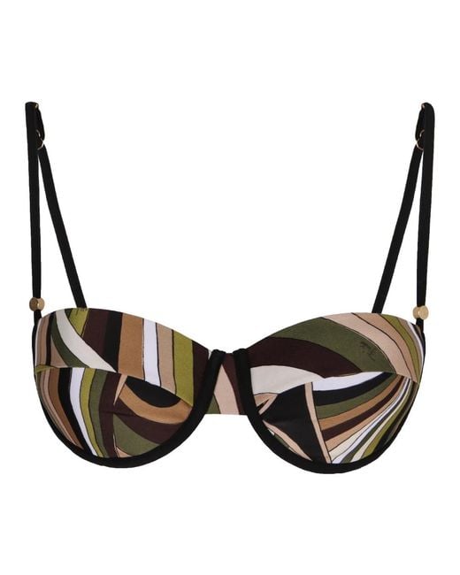 Emilio Pucci Brown Bikinis