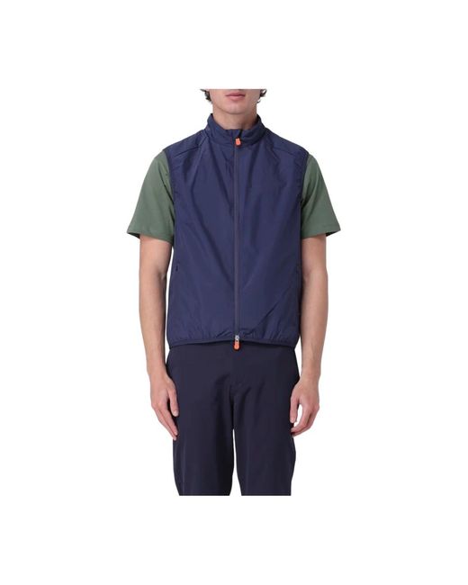 Save The Duck Vests in het Blue voor heren