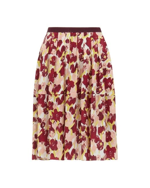Marni Red Midi Skirts