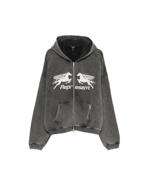 Zip-Throughs Represent pour homme en coloris Gray