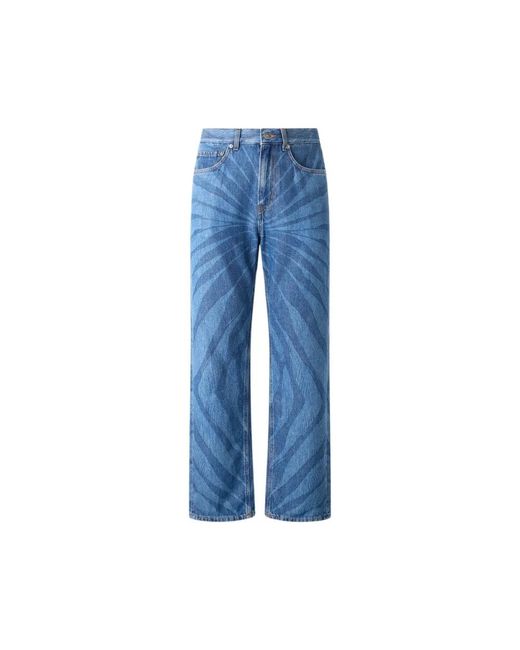 Roberto Cavalli Blue Straight Jeans for men