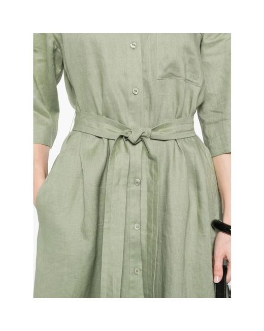 Max Mara Green Shirt Dresses