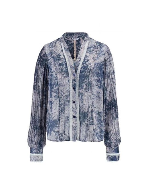 Guess Blue Neue Josette Bluse