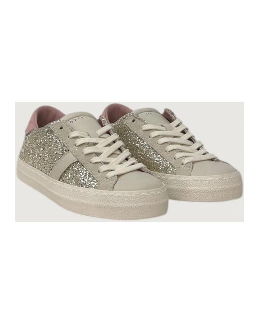 Date Gray Hill Low Glitter