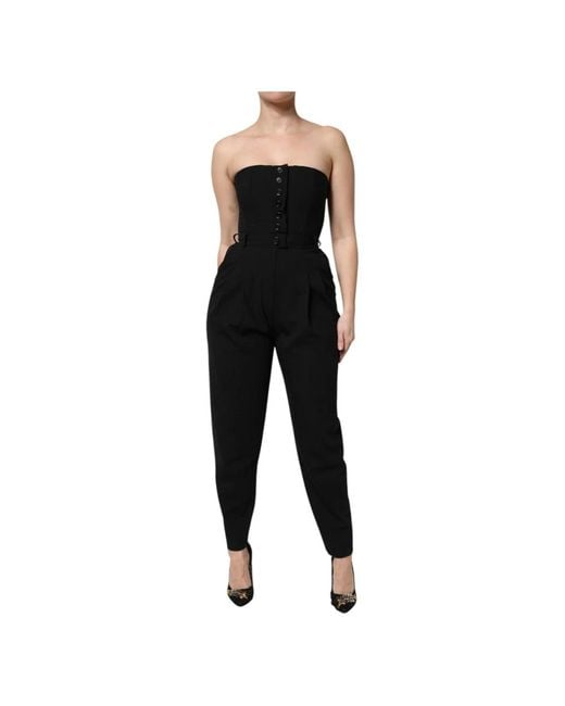 Dolce & Gabbana Black Jumpsuits