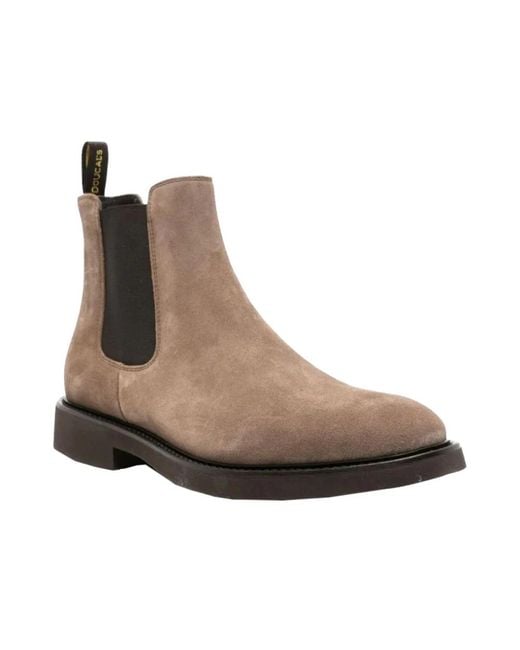 Doucal's Brown Chelsea Boots for men