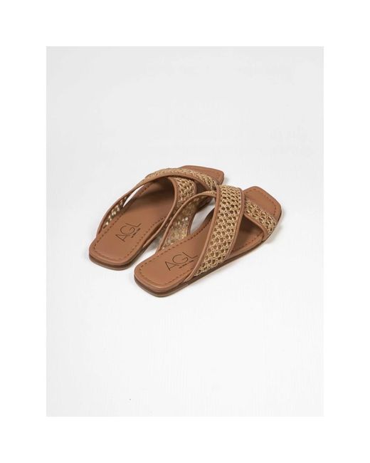 Agl Attilio Giusti Leombruni Brown Sliders
