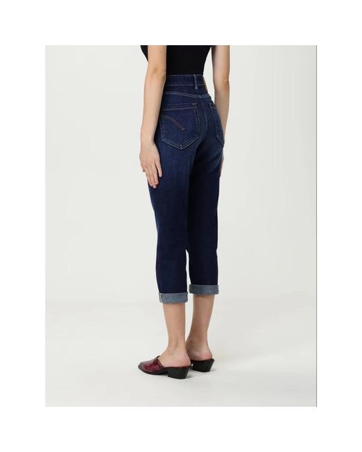 Dondup Blue Cropped Jeans