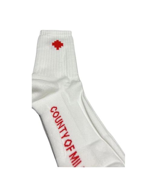 Socks Marcelo Burlon de color White
