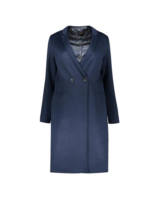 Moorer Blue Double-Breasted Coats