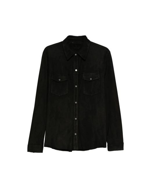 Salvatore Santoro Black Casual Shirts for men
